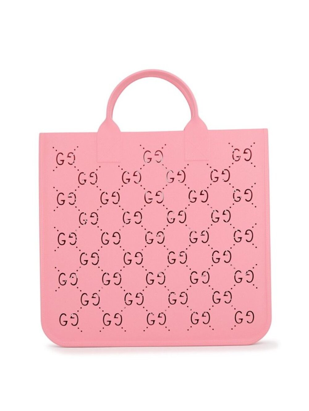 Gucci Tote Bag Children's Perforated GG Rubber